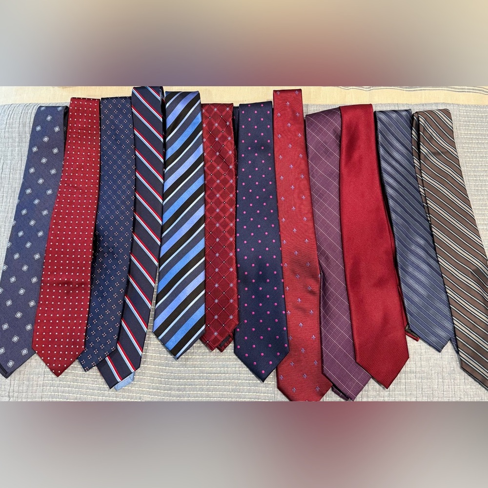 Men's Designer Neck Tie Bundle - Picture 2 of 2